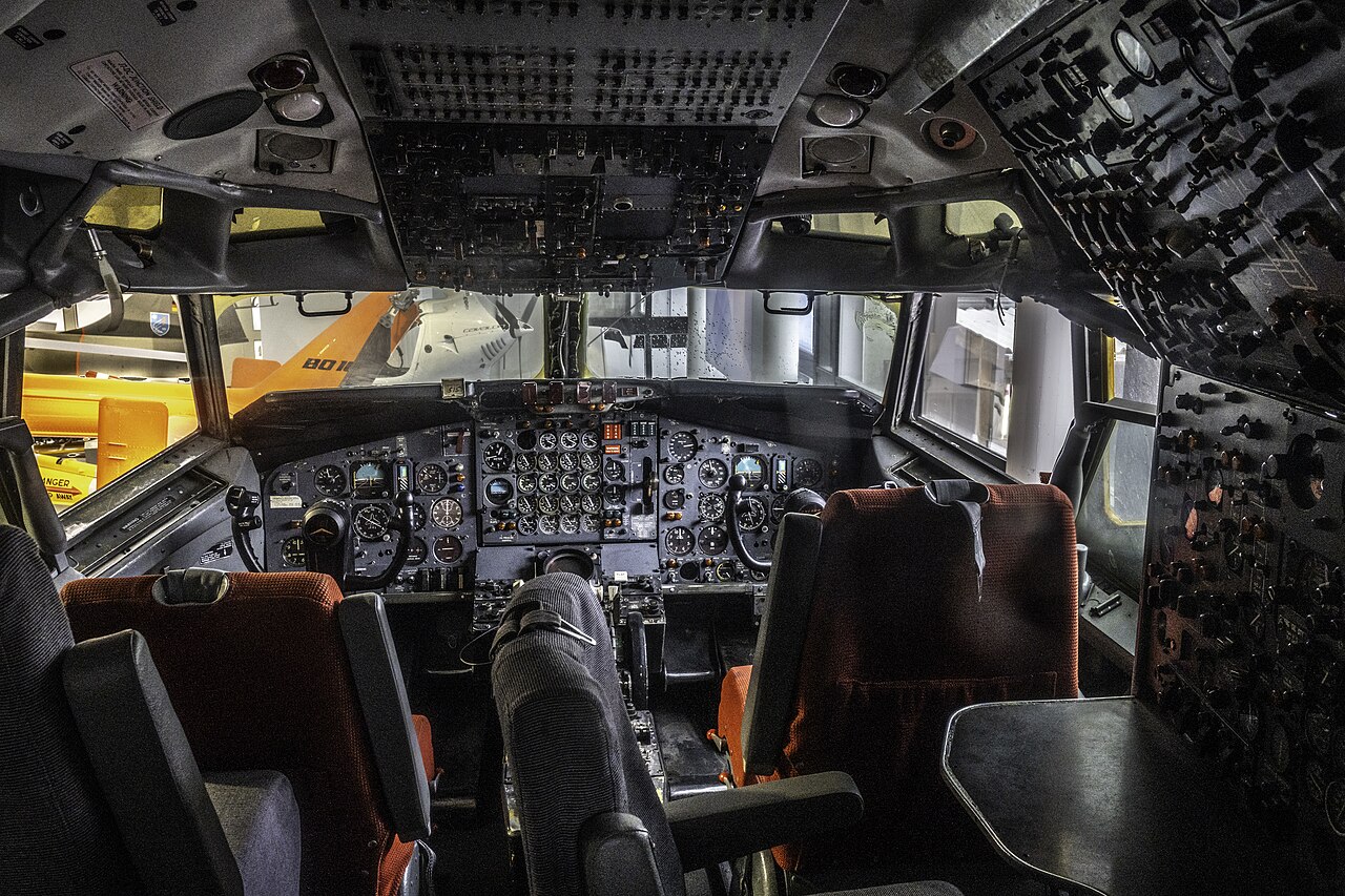 Airliner cockpit